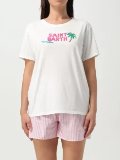T-shirt MC2 Saint Barth in cotone con logo