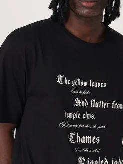 T-shirt McQueen in cotone con slogan