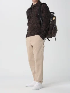 T-shirt Moschino Couture in lana con logo jacquard