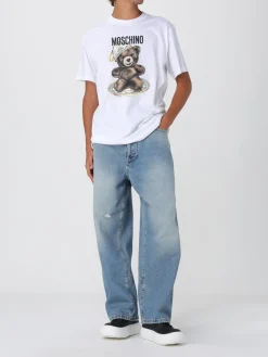 T-shirt Moschino Couture in cotone con logo