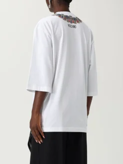 T-shirt Moschino Couture in cotone con stampa