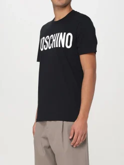 T-shirt Moschino Couture in cotone con maxi logo