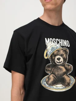 T-shirt Moschino Couture in cotone con logo