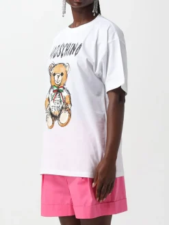 T-shirt Moschino Couture in cotone con logo