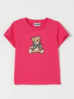 T-shirt Moschino in cotone con logo Teddy