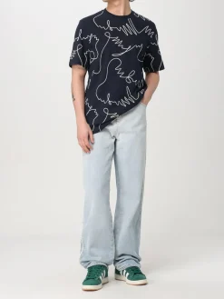 T-shirt MSGM in cotone con stampa grafica