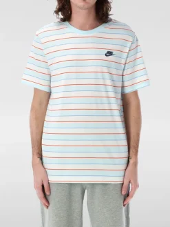 T-shirt Nike in cotone a righe