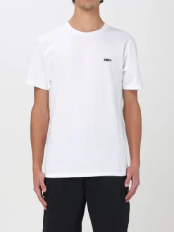 T-shirt Obey in cotone con stampa logo