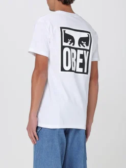 T-shirt Obey in cotone con logo