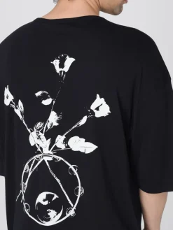 T-shirt over Ann Demeulemeester stampata