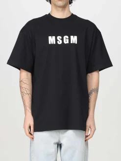 T-shirt oversize con logo MSGM Kids