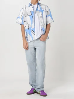 T-shirt oversize con logo MSGM Kids