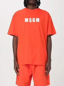 T-shirt oversize con logo MSGM Kids