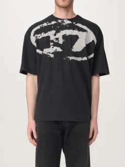 T-shirt oversize con logo Oval D Diesel