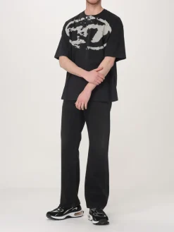T-shirt oversize con logo Oval D Diesel