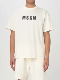 T-shirt oversize con logo MSGM Kids