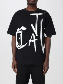 T-shirt oversize con maxi stampa logo Just Cavalli