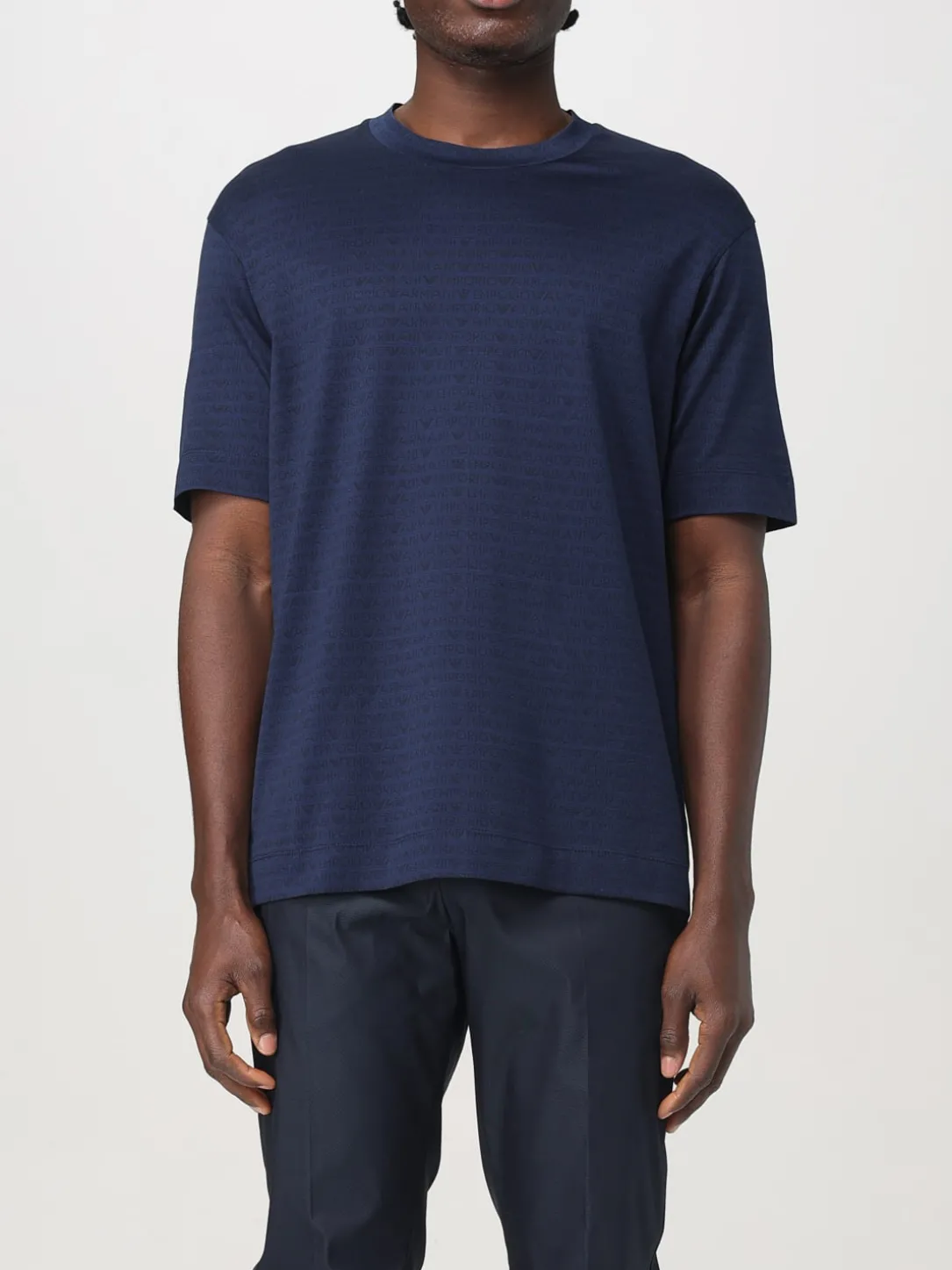 T-shirt oversize Emporio Armani in cotone logato