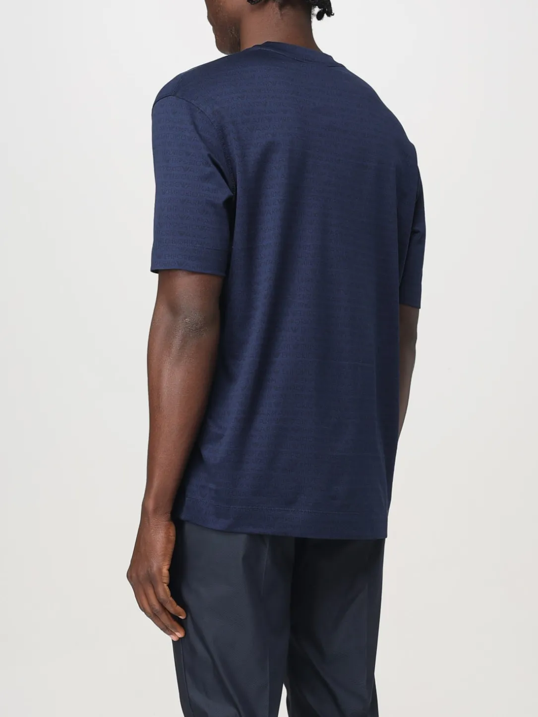 T-shirt oversize Emporio Armani in cotone logato