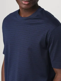 T-shirt oversize Emporio Armani in cotone logato