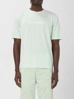T-shirt Palm Angels in cotone con logo