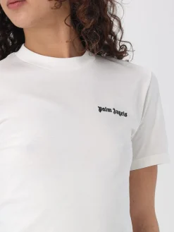 T-shirt Palm Angels in cotone con logo