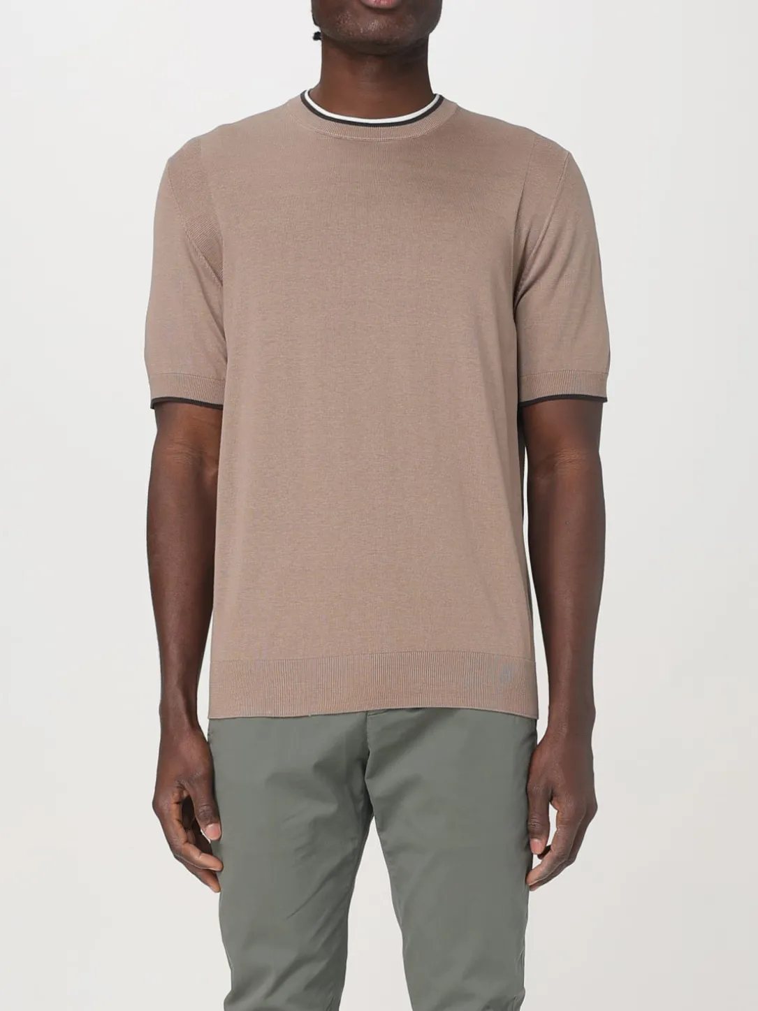 T-shirt Paolo Pecora in cotone e seta