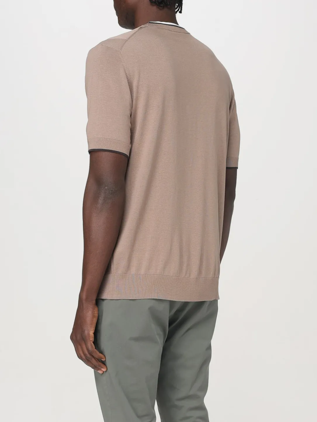 T-shirt Paolo Pecora in cotone e seta