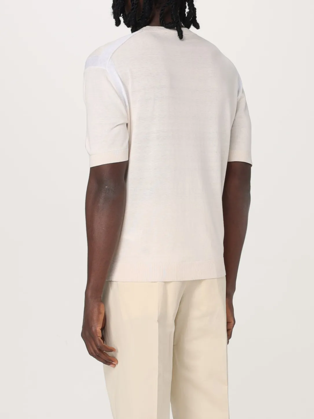 T-shirt Paolo Pecora in cotone e seta