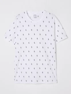 T-shirt Polo Ralph Lauren in cotone con stampa monogram