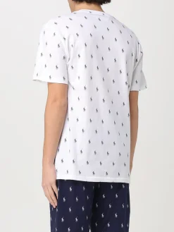 T-shirt Polo Ralph Lauren in cotone con stampa monogram