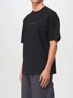 T-shirt Stone Island in cotone con stampa posteriore