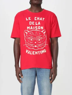 T-shirt Valentino in cotone "Le chat de la maison"