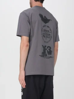 T-shirt Y-3 in cotone con logo posteriore