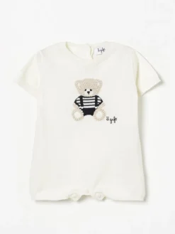 Tuta corta in cotone con Bear Il Gufo