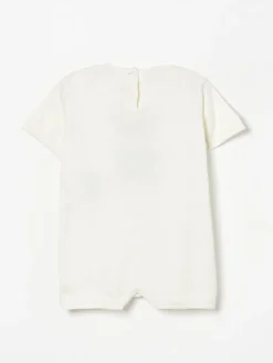 Tuta corta in cotone con Bear Il Gufo