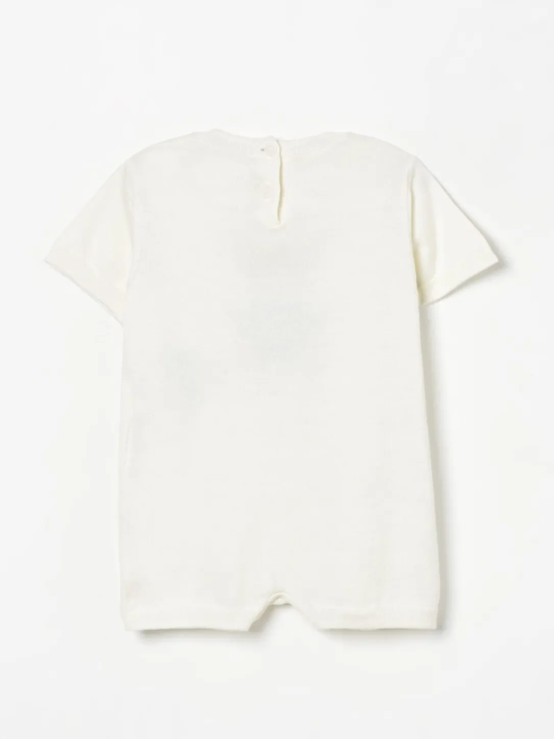 Tuta corta in cotone con Bear Il Gufo