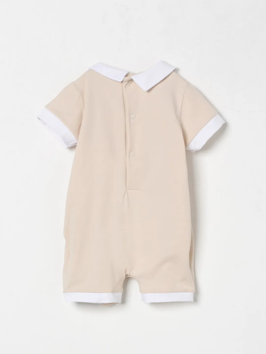 Tuta corta in cotone Teddy Le Bebe'