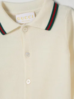 Tuta Gucci in lana con Web