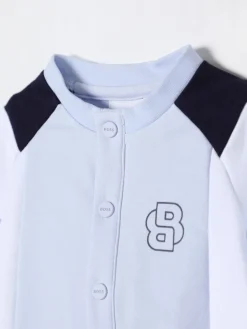 Tuta in cotone con logo Boss