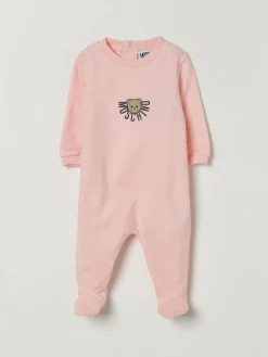 Tuta in cotone con logo Moschino