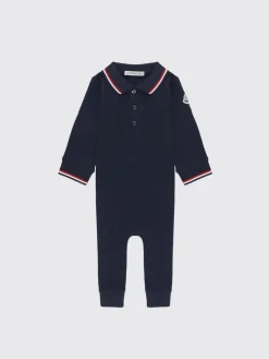 Tuta in cotone con logo Moncler