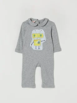 Tuta in cotone con stampa grafica Marni