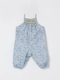 Tuta in cotone floreale Bonpoint