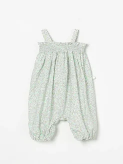 Tuta in cotone floreale Teddy & Minou