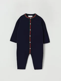 Tuta in cotone Web Gucci