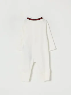 Tuta in maglia di cotone Web Gucci