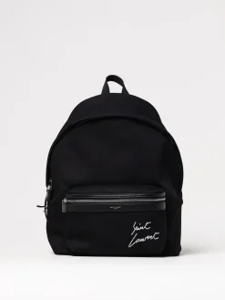 Zaino City Saint Laurent in canvas e pelle