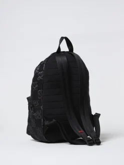 Zaino Hugo in nylon con logo jacquard