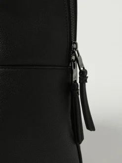 Zaino in pelle sintetica con logo Armani Exchange